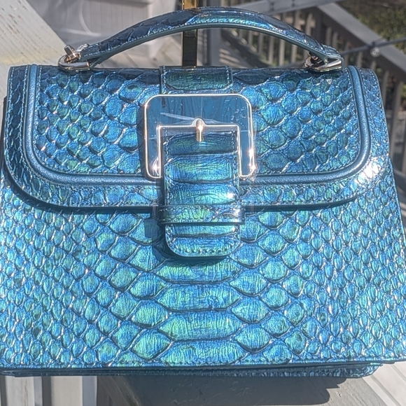 Brahmin Handbags - NWT Brahmin Small Hallie in Evergreen Kalopsia